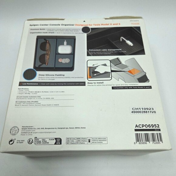 Spigen For Tesla Model X & S Center Console Organizer Tray TO225 - Picture 2 of 3